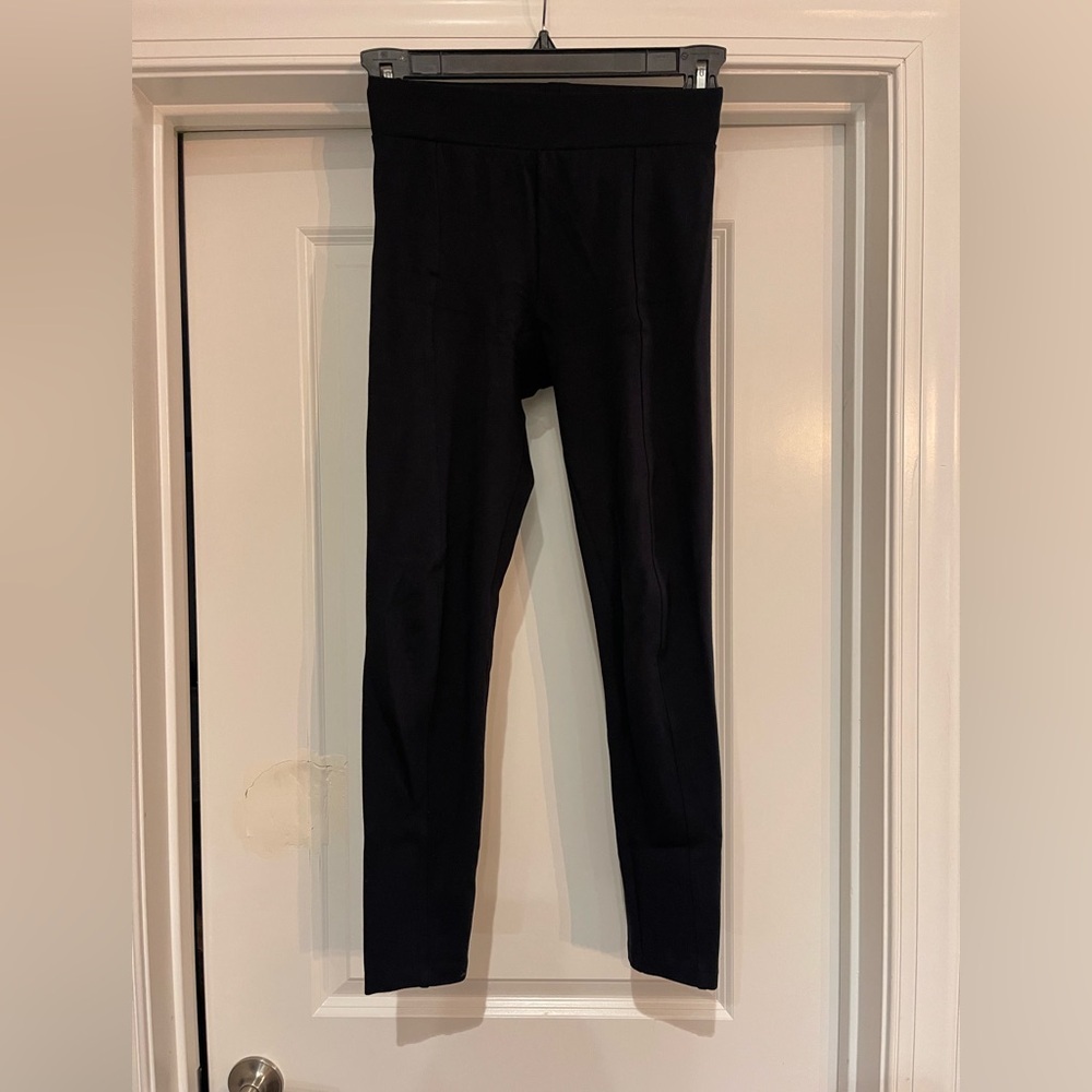 rag & bone Sleek Black Leggings Navy Blue